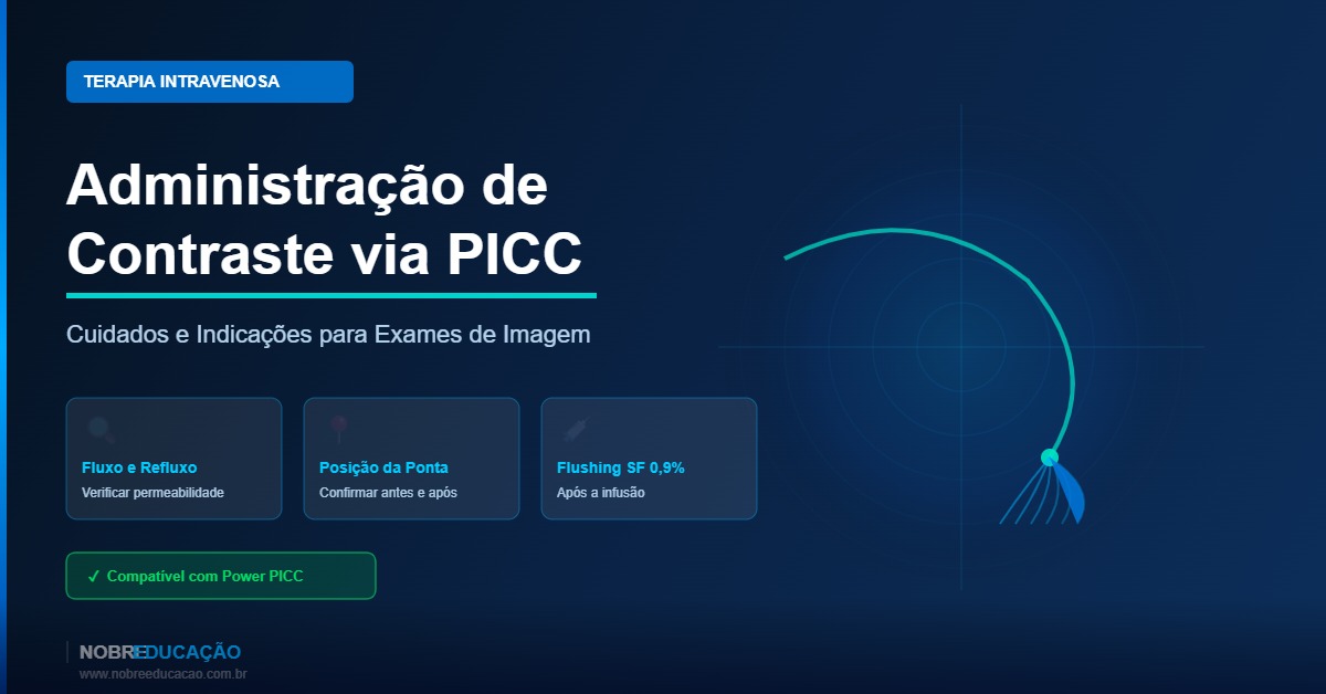 Administração de Contraste via PICC: Cuidados e Indicações para Exames de Imagem